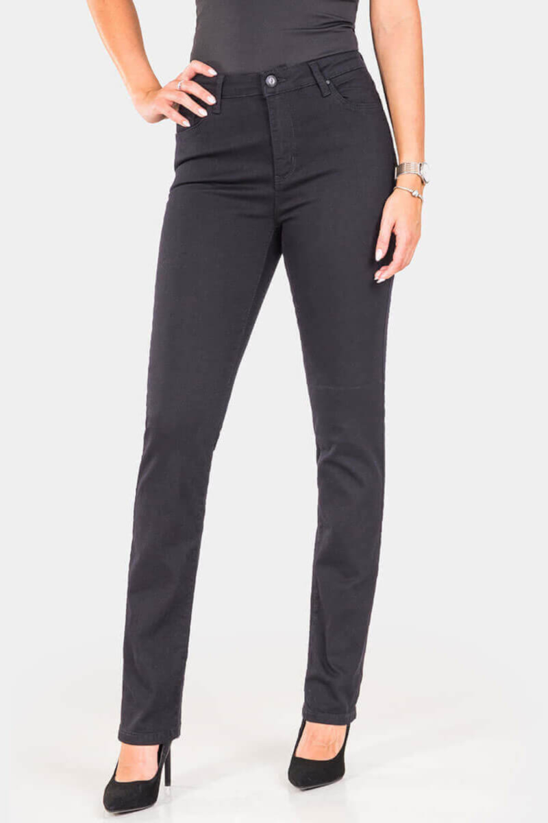 Прави дамски дънки Lady-XL 6015 INDIGO Fashion