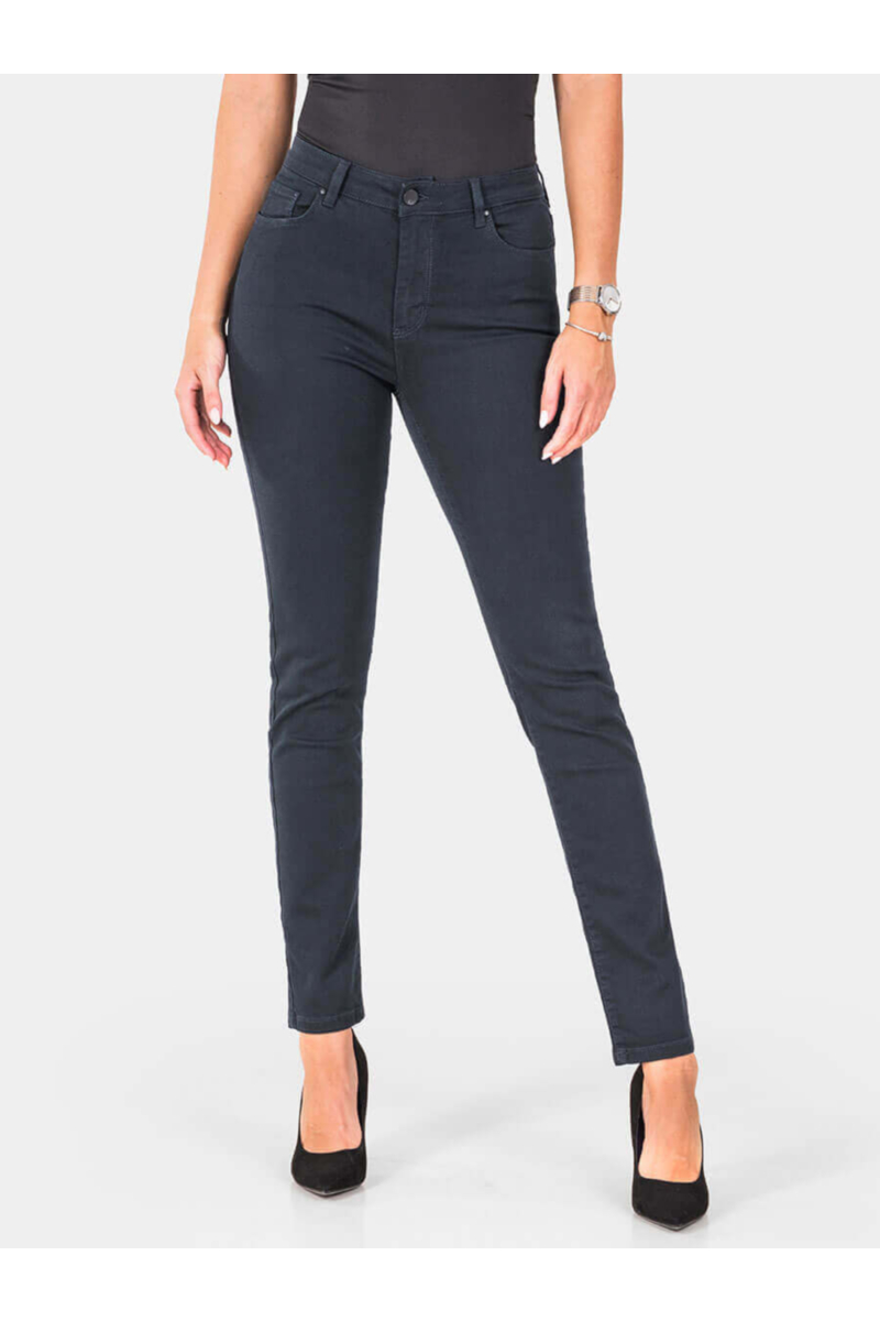 Слим фит дамски дънки Anna 6276 INDIGO Fashion
