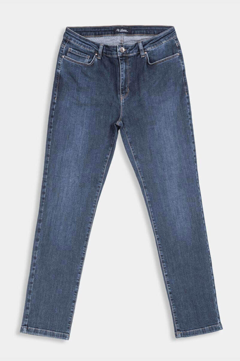 Прави дамски дънки Lady-XL 6498 INDIGO Fashion