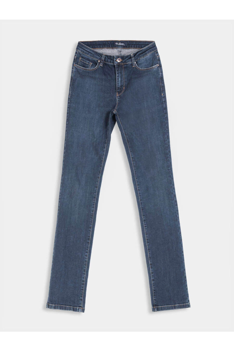 Прави дамски дънки Kelly 6515-78 INDIGO Fashion