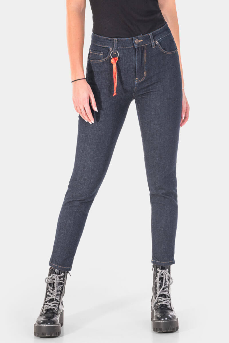 Слим фит дамски дънки 6584 Alissa INDIGO Fashion