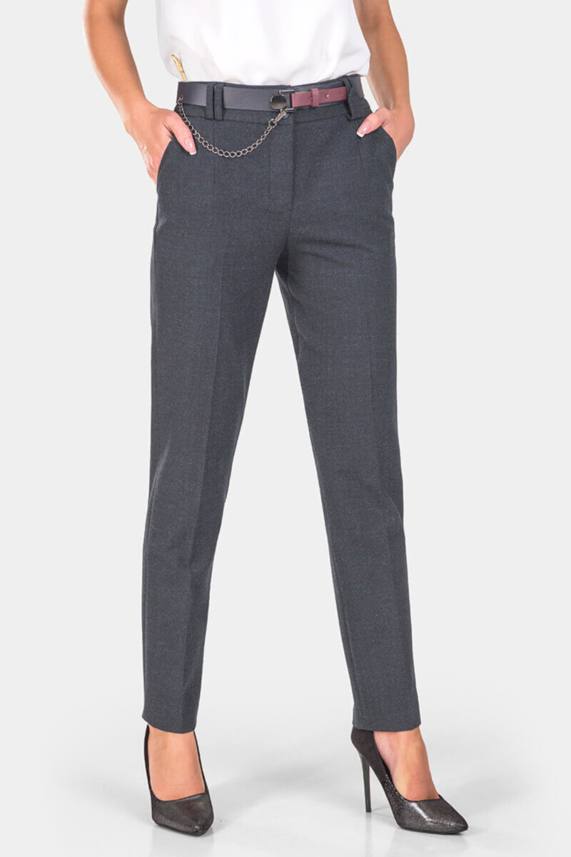Елегантен дамски панталон 2288-18 JMP INDIGO Fashion