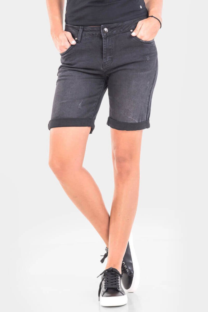 Дънкови дамски бермуди 1801 INDIGO Fashion