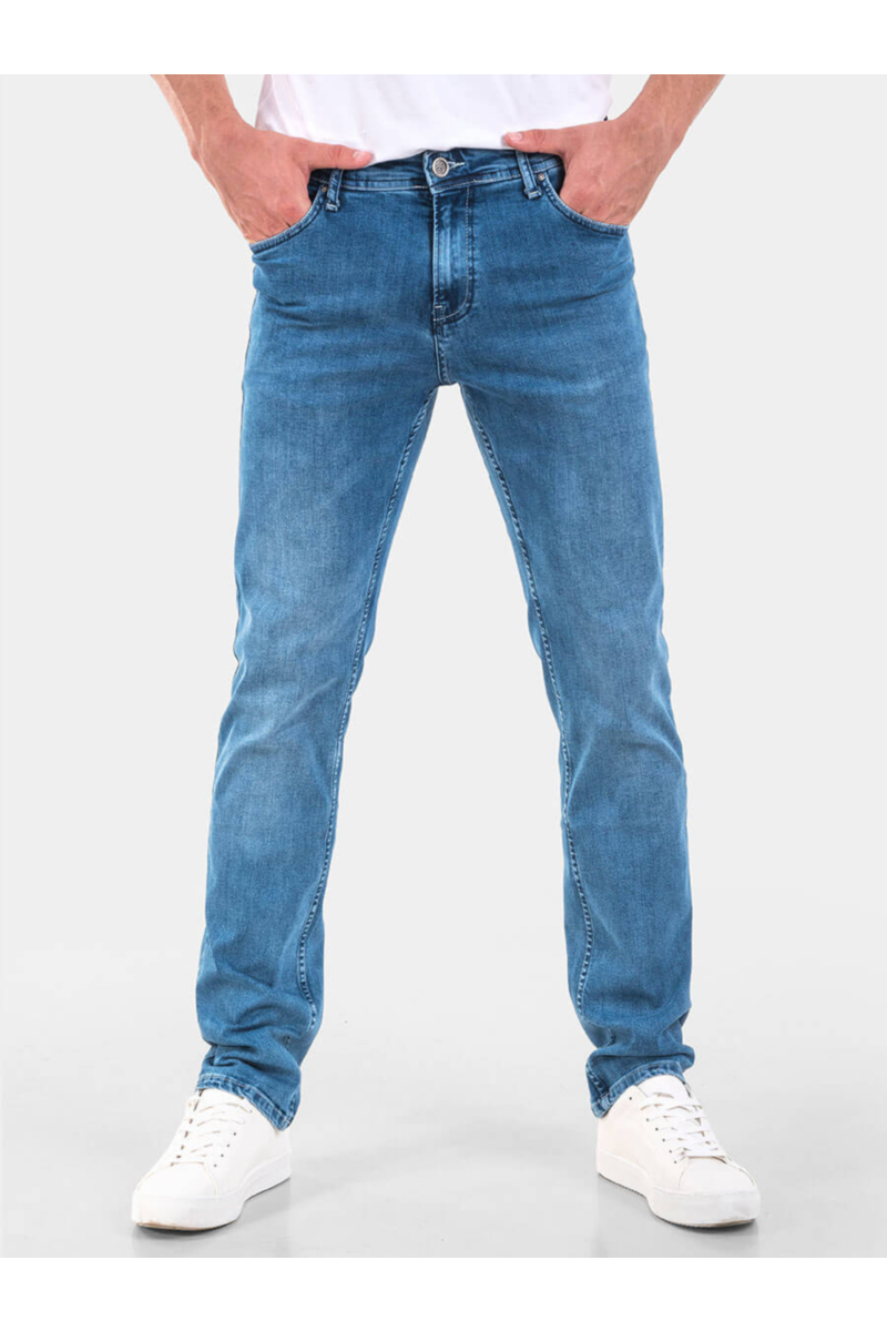 Прави мъжки дънки 5226 INDIGO Fashion