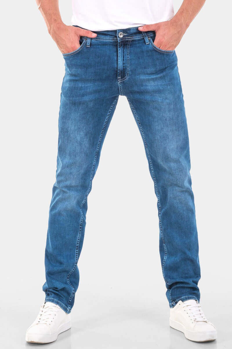 Прави мъжки дънки 5254 INDIGO Fashion
