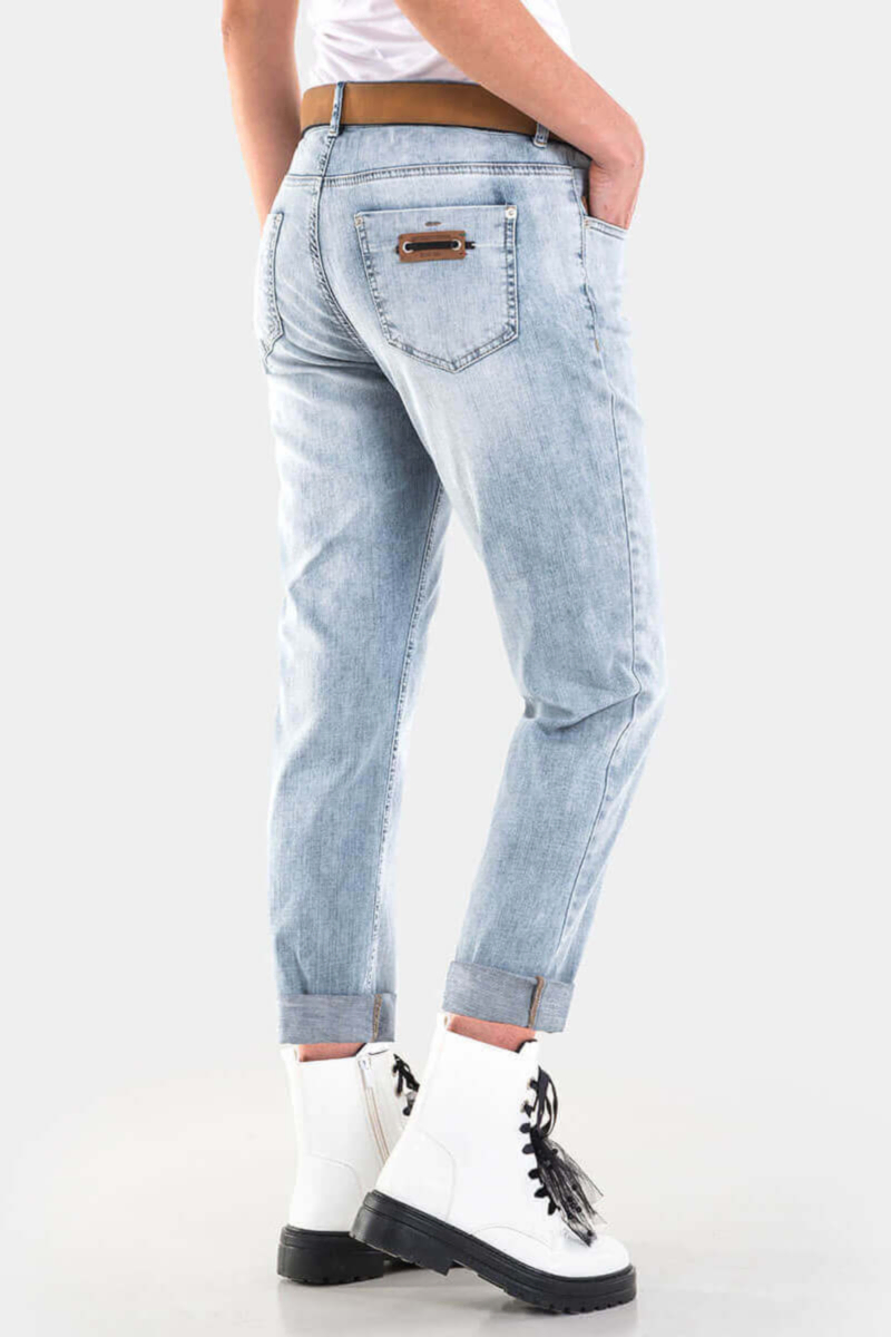 Бойфренд дамски дънки 6010 INDIGO Fashion B