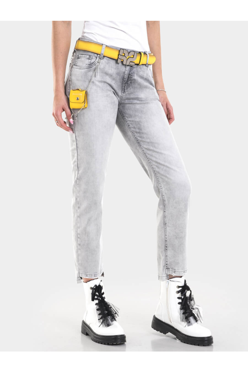 Бойфренд дамски дънки 6072A INDIGO Fashion