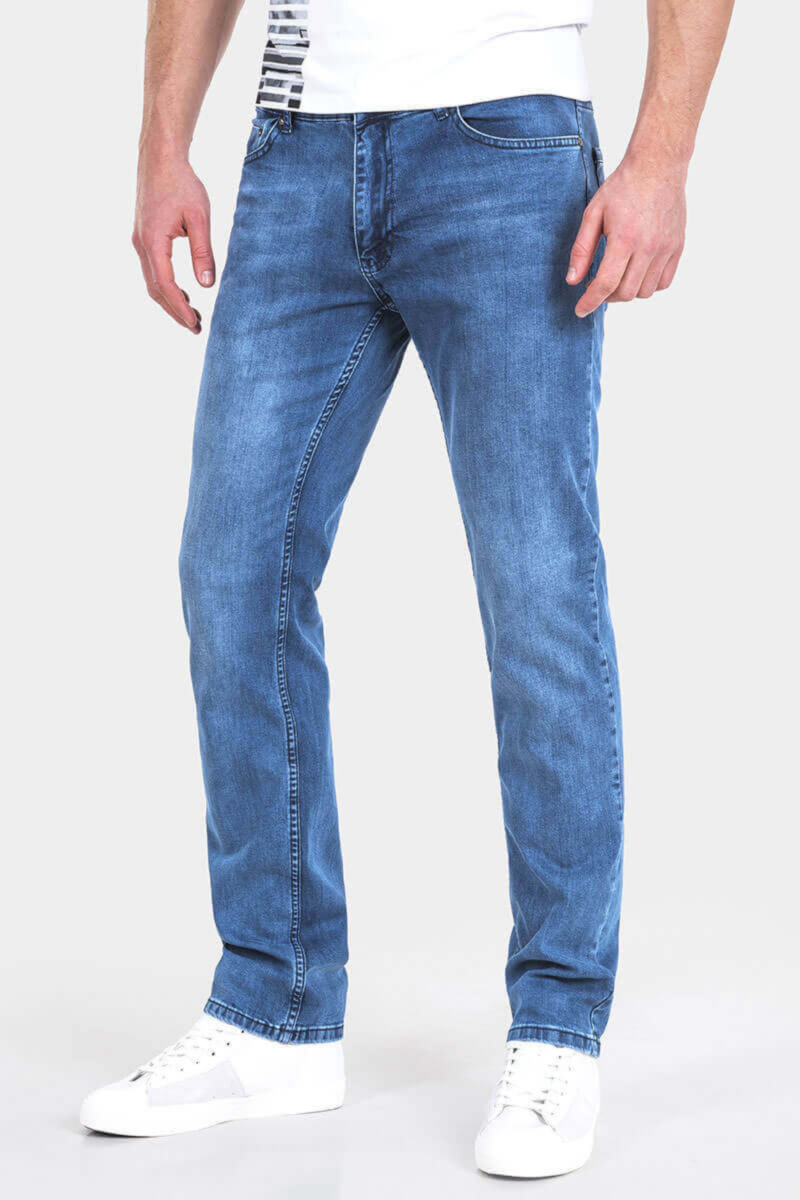 Прави мъжки дънки Electra 5295 INDIGO Fashion