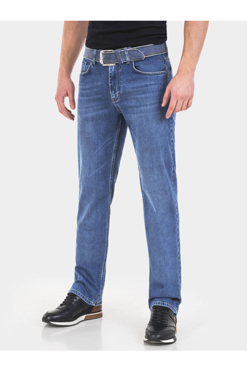 Прави мъжки дънки 4788 INDIGO Fashion