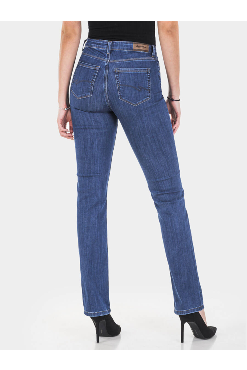 Прави дамски дънки 5253 INDIGO Fashion