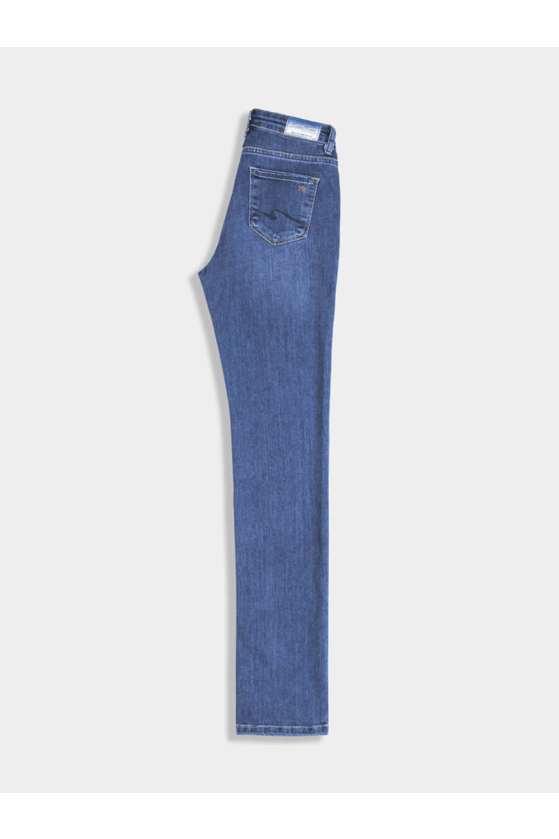 Класически дамски дънки 5766  INDIGO Fashion