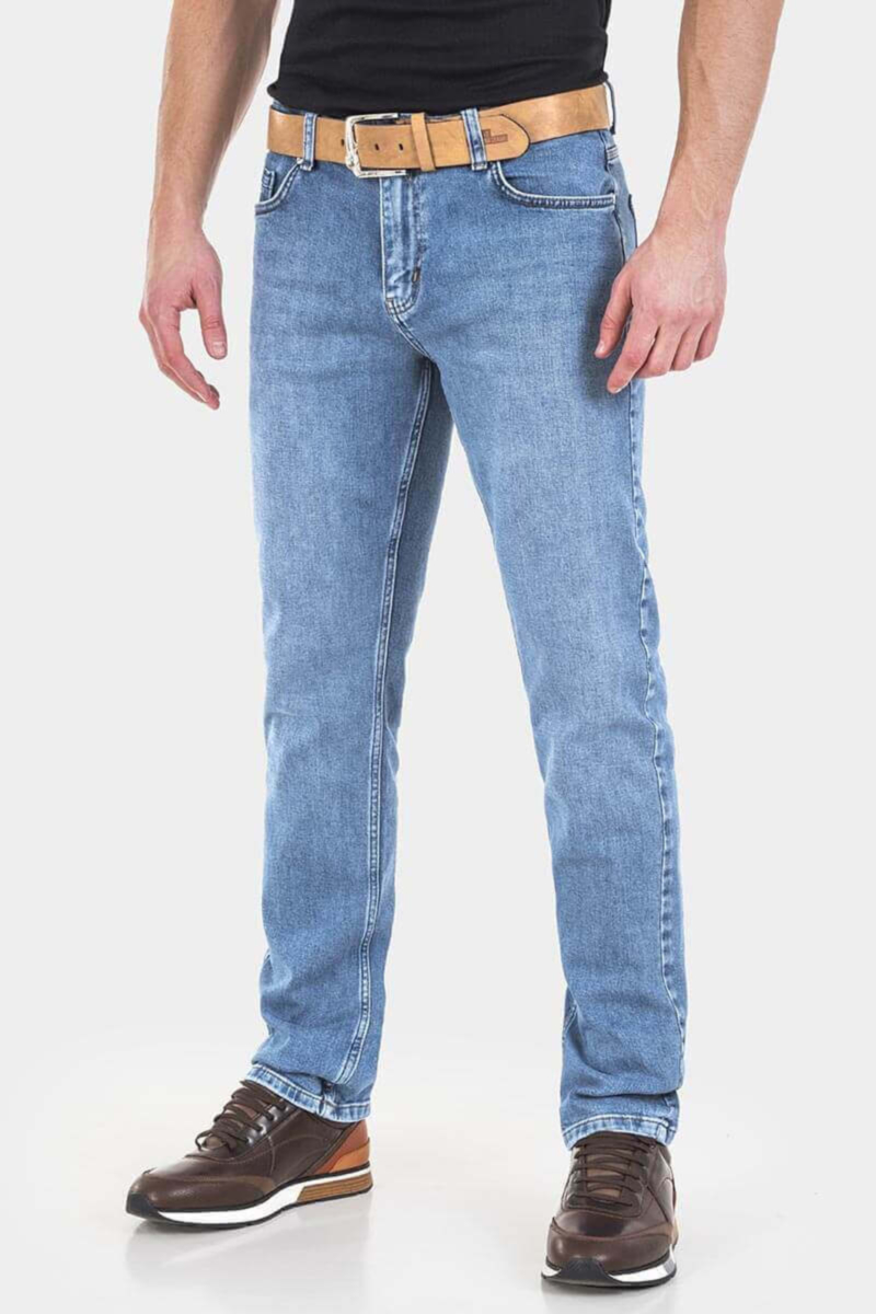 Прави мъжки дънки Paul 6206 INDIGO Fashion