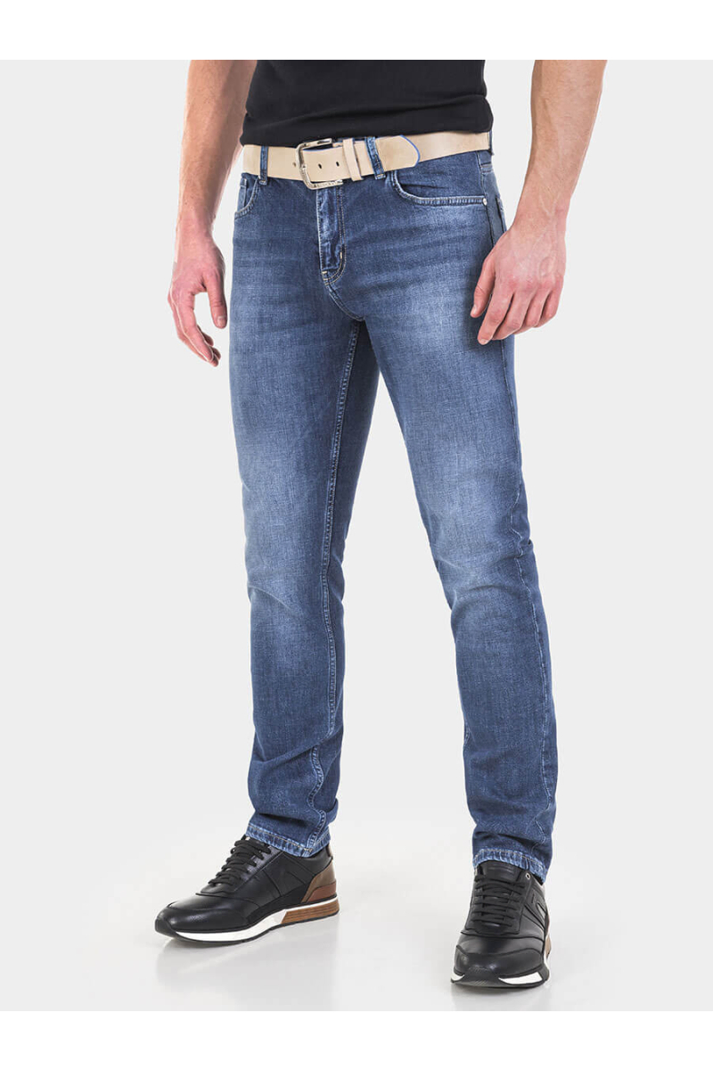 Прави мъжки дънки Paul 6230  INDIGO Fashion