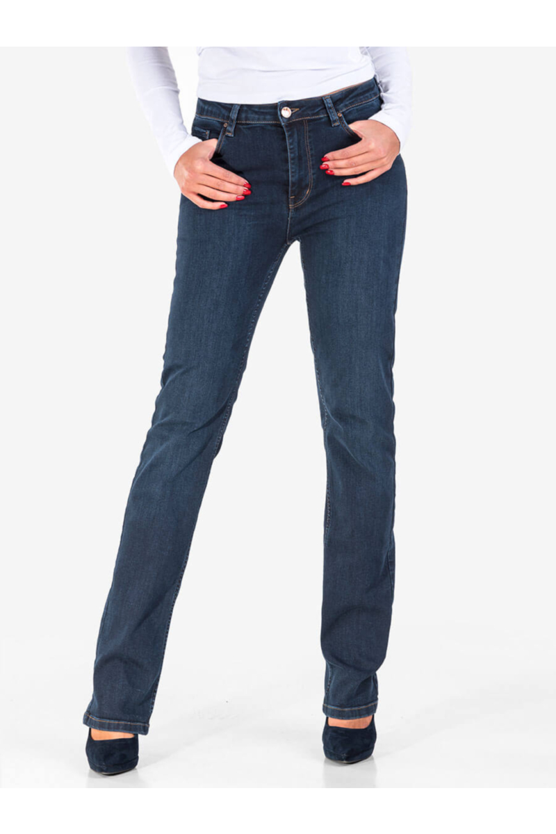 Прави дамски дънки 5533 INDIGO Fashion