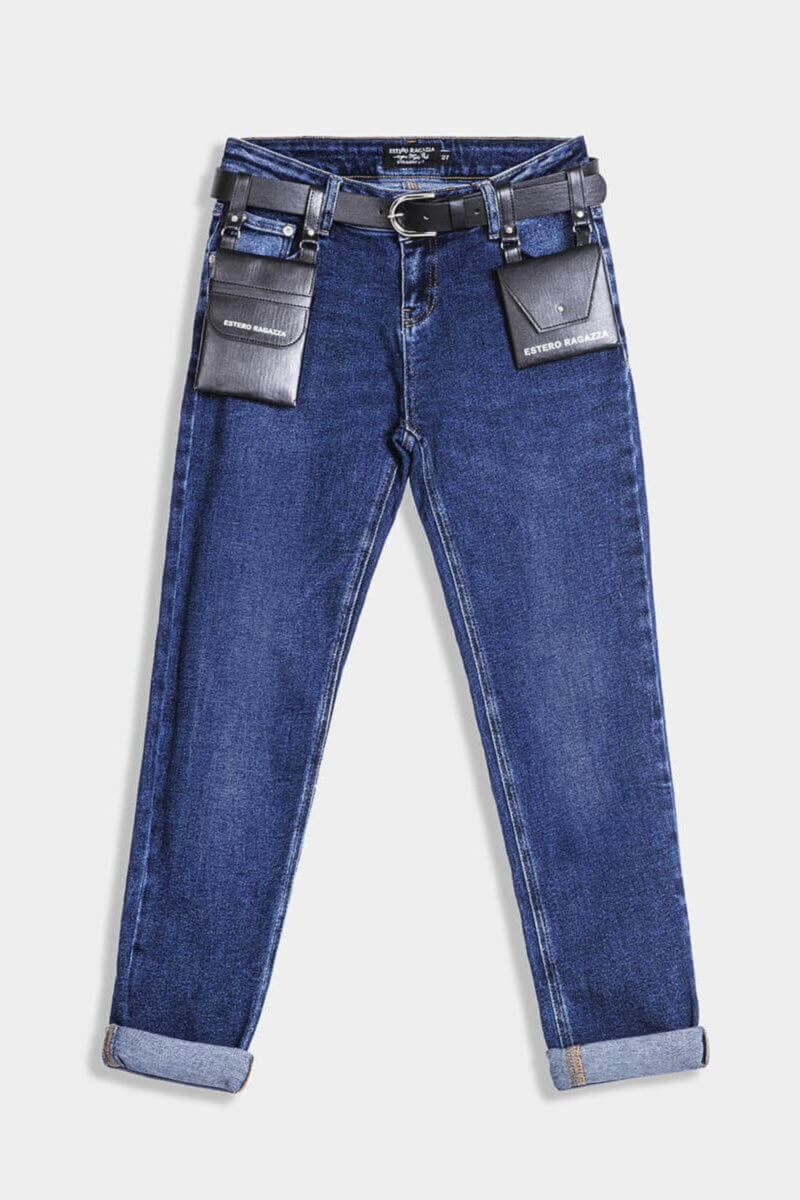 Бойфренд дамски дънки 6169 INDIGO Fashion B