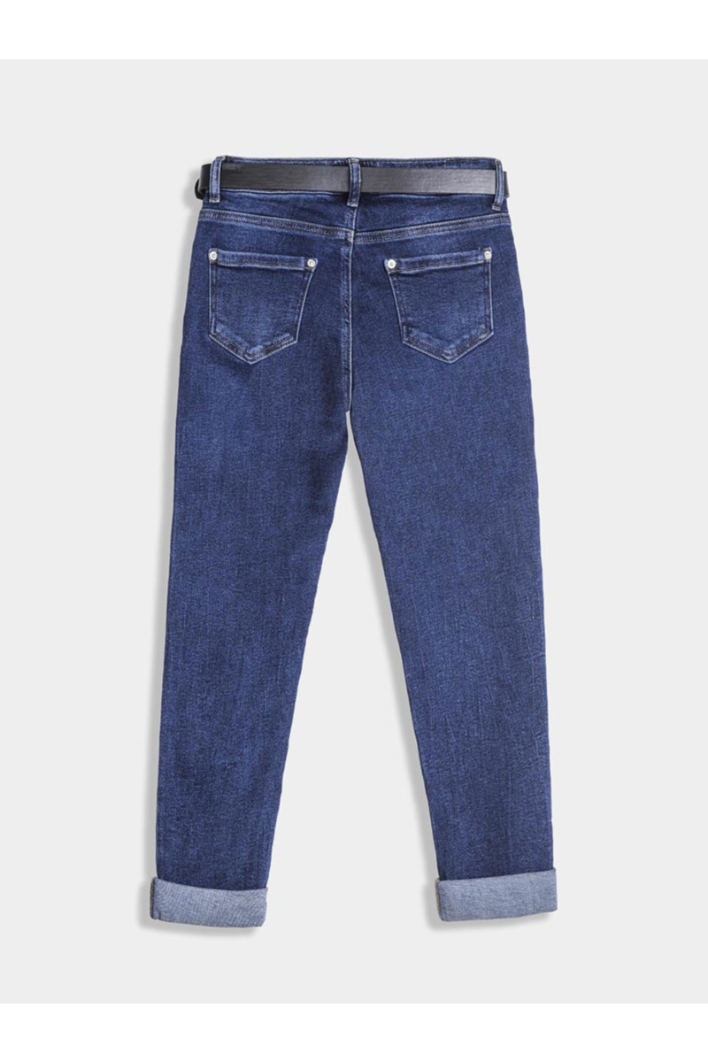 Бойфренд дамски дънки 6169 INDIGO Fashion D