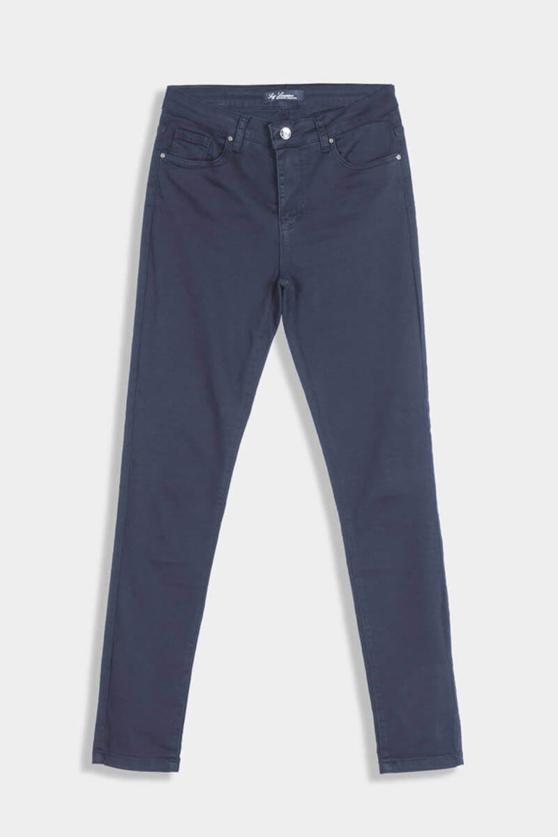 Слим фит дамски дънки 5224-18 INDIGO Fashion B