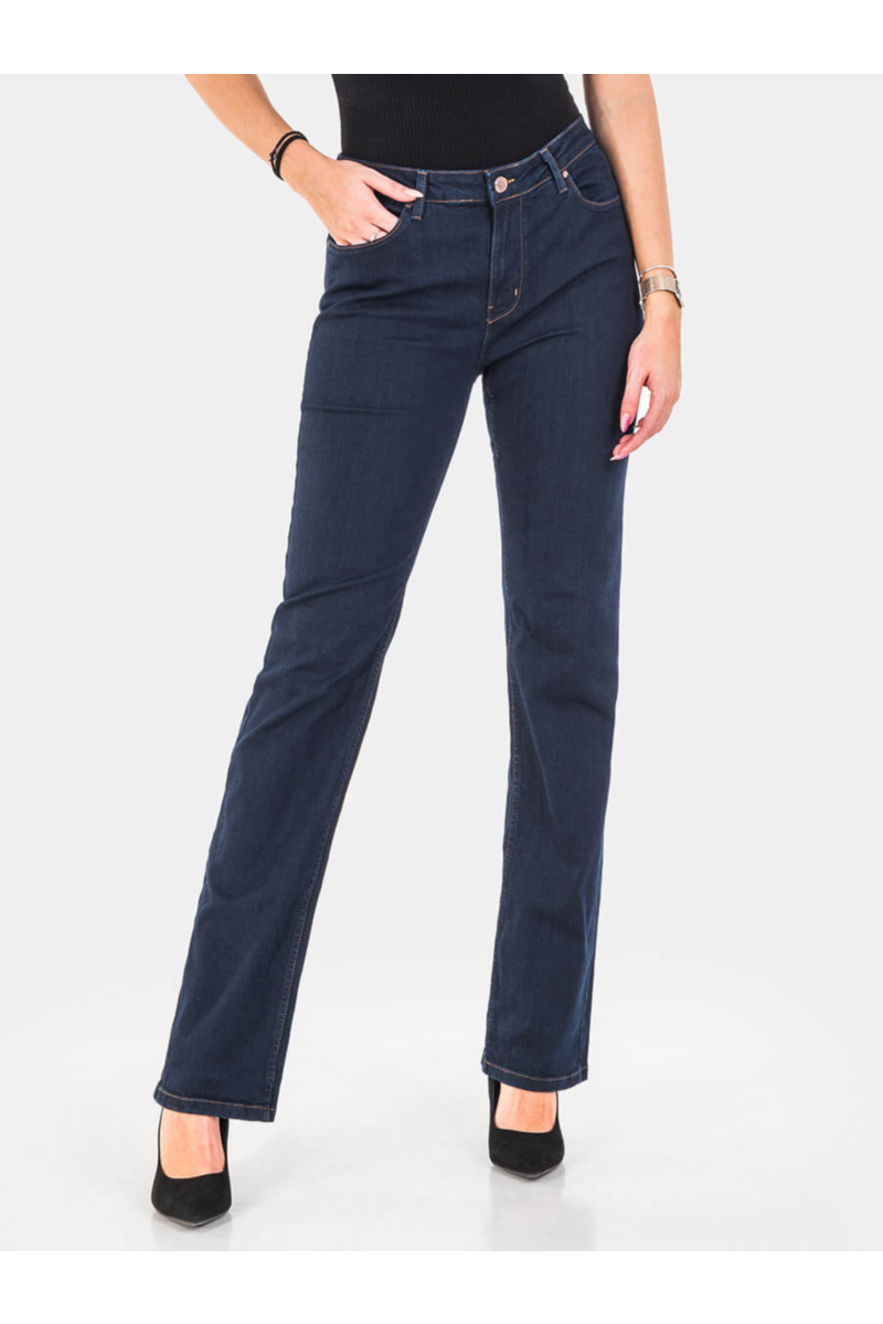 Прави дамски дънки 2779 INDIGO Fashion