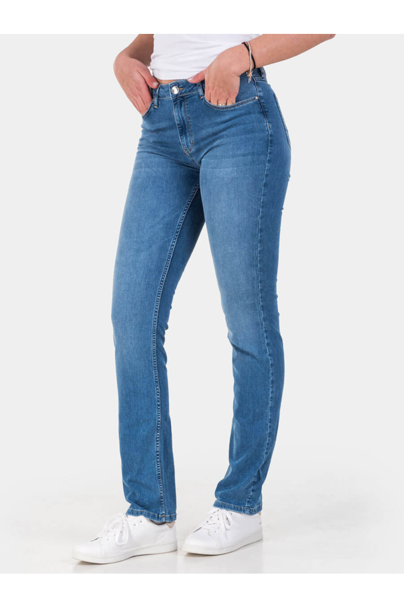 Прави дамски дънки 5394 INDIGO Fashion
