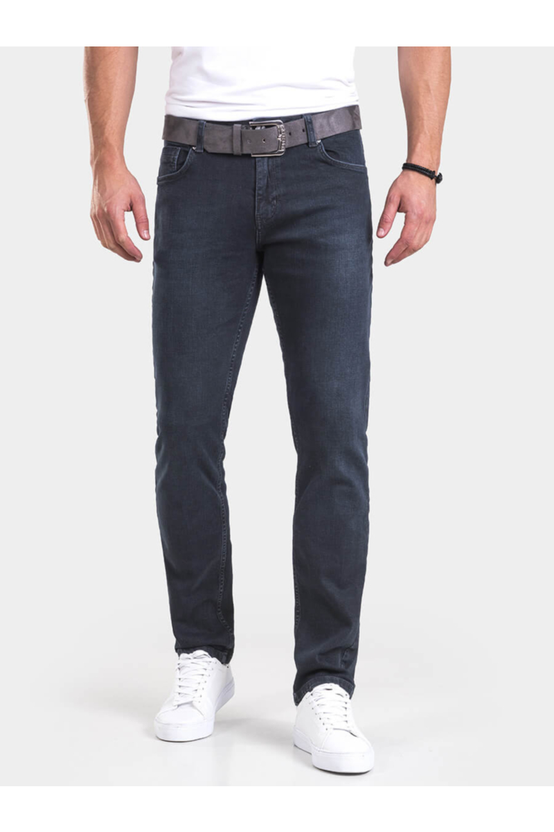 Прави мъжки дънки 6259 INDIGO Fashion