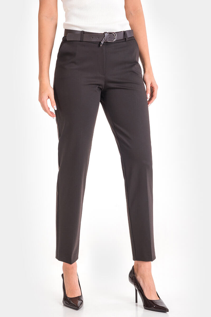 Елегантен дамски панталон с колан 3066-21 ACUN