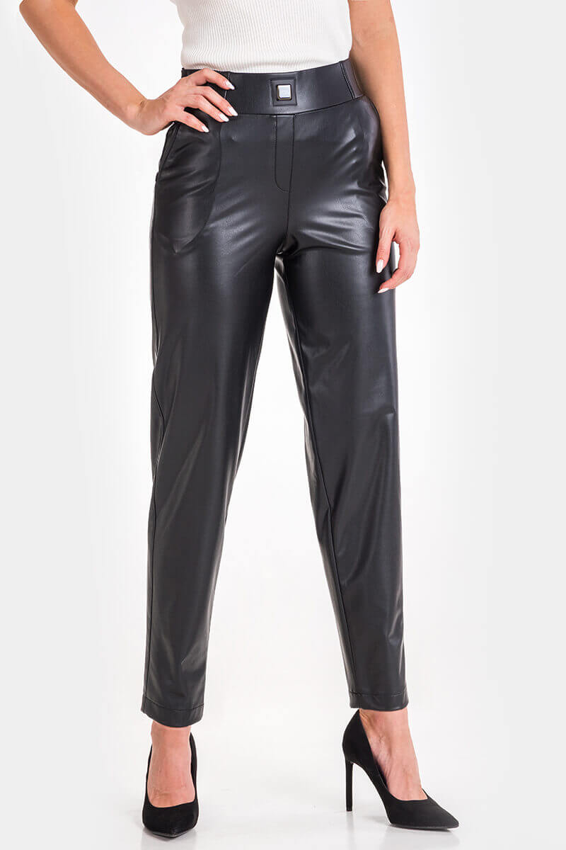 Дамски кожен панталон 8390-09 NEYMAZ