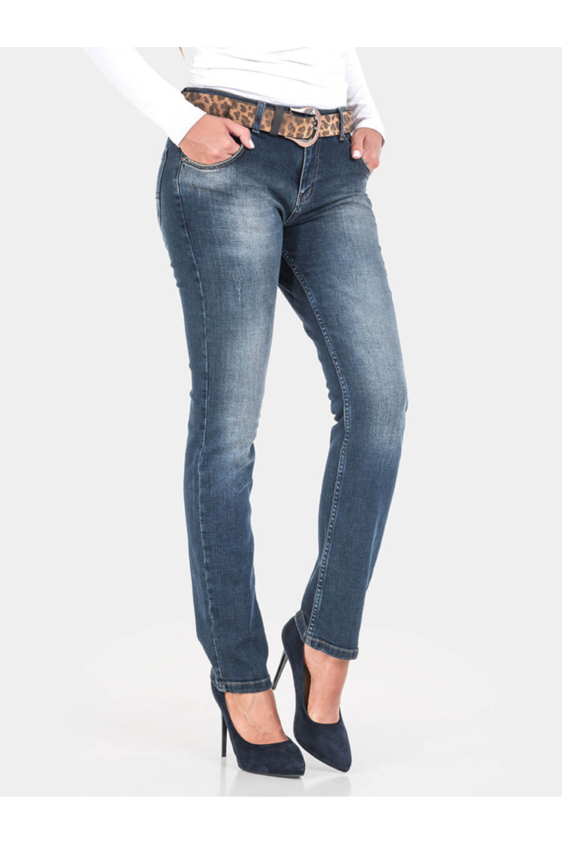 Бойфренд дамски дънки 5565 INDIGO Fashion