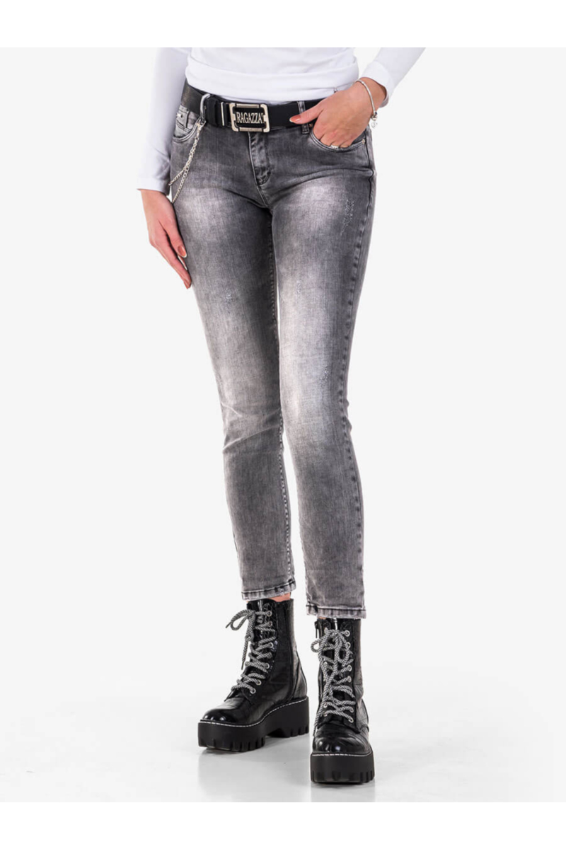 Дамски бойфренд дънки 5740-82 от Indigo Fashion