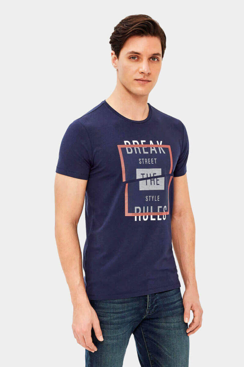 Мъжка тениска 35274-18 INDIGO Fashion