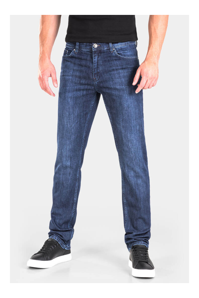 Прави мъжки дънки 5283 INDIGO Fashion