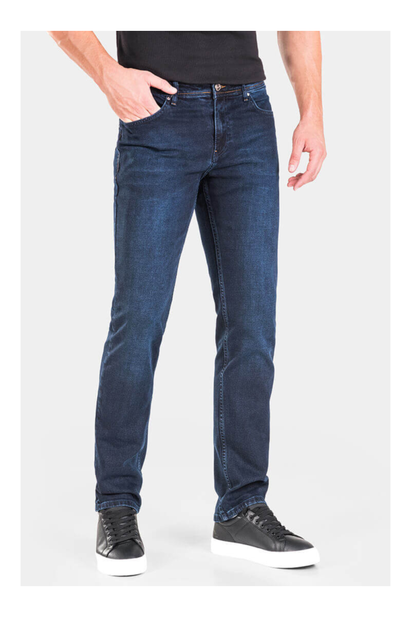 Прави мъжки дънки 5285 INDIGO Fashion