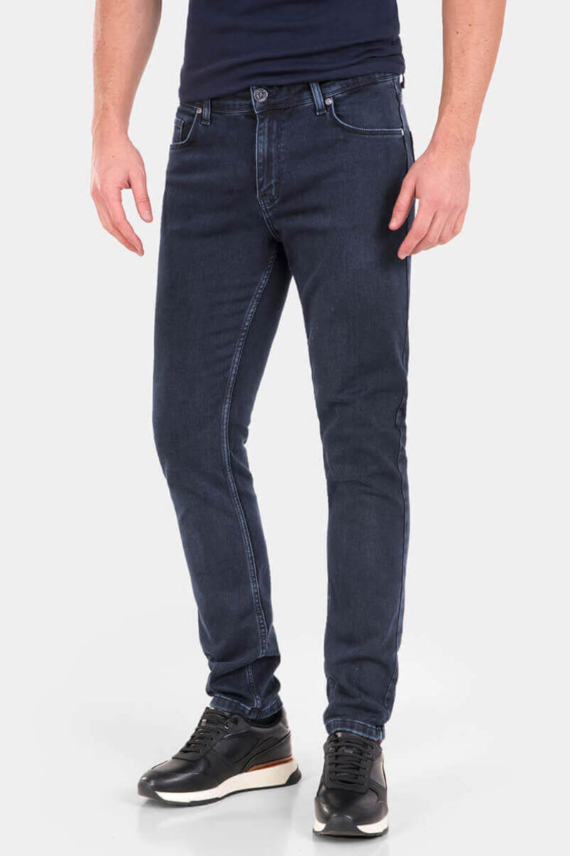 Слим фит мъжки дънки LTV 6525  INDIGO Fashion