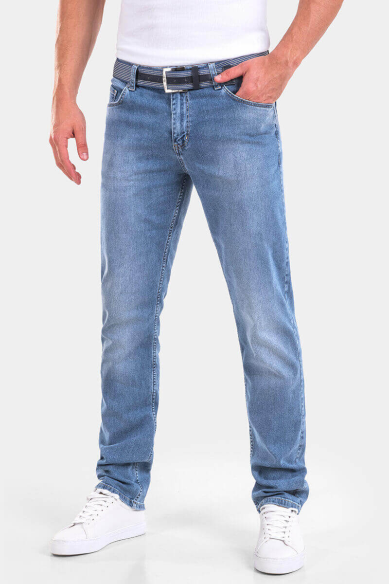 Прави мъжки дънки Paul-XL 6655 INDIGO Fashion A