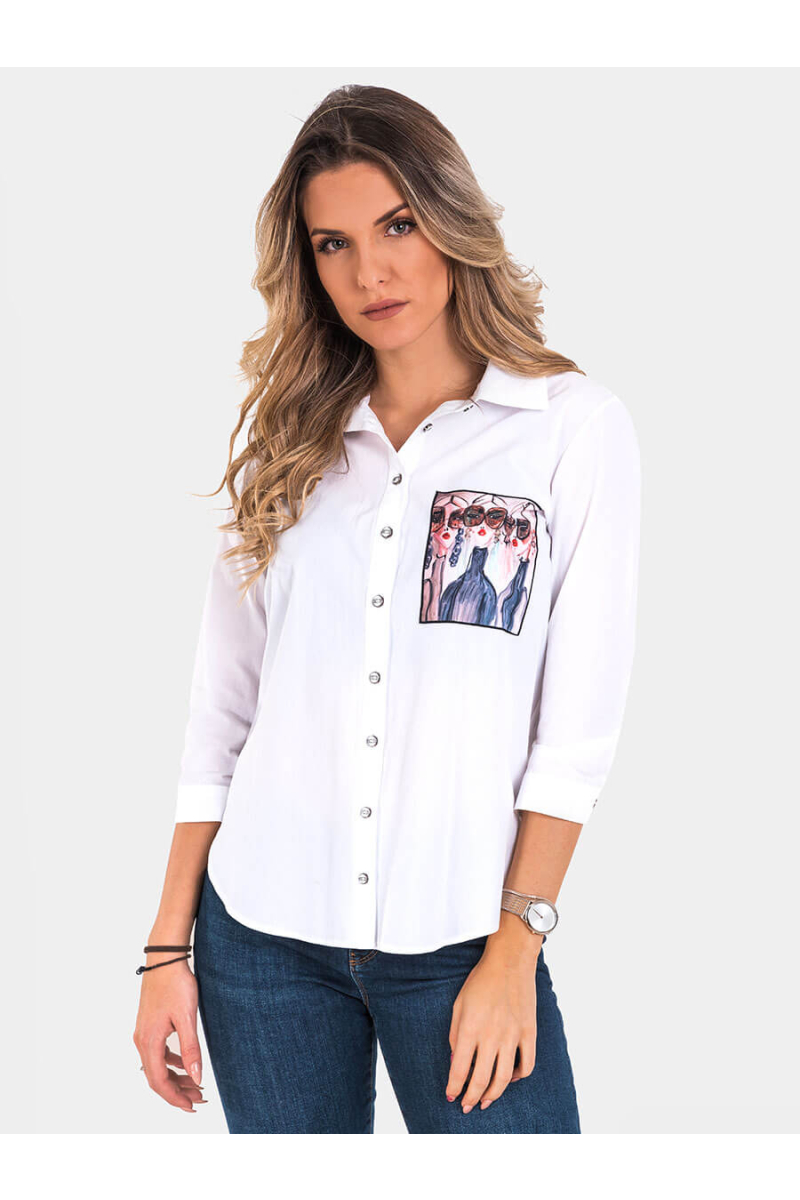 Дамска риза 51079-20 INDIGO Fashion