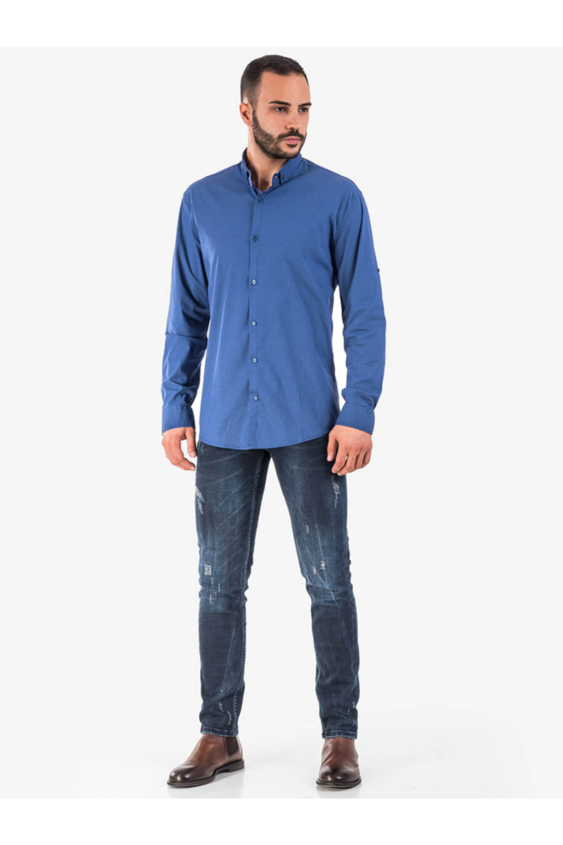 Класическа мъжка риза 6708 INDIGO Fashion
