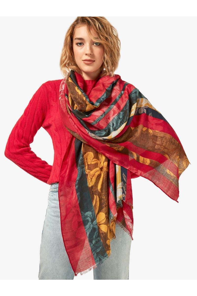 Дамски шал 12129-19 INDIGO Fashion