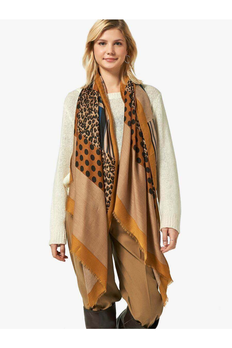 Дамски шал 12164-43 INDIGO Fasion