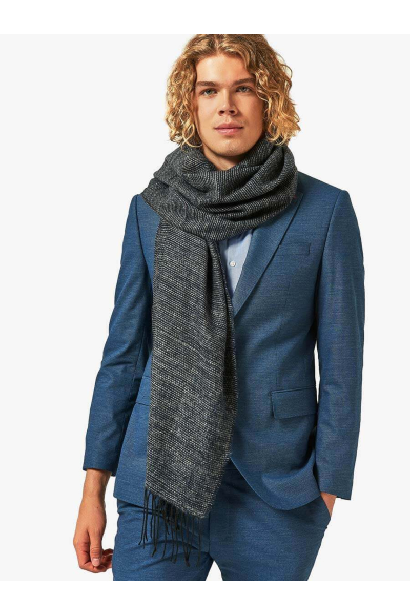 Тъмносин шал 10899 INDIGO Fashion