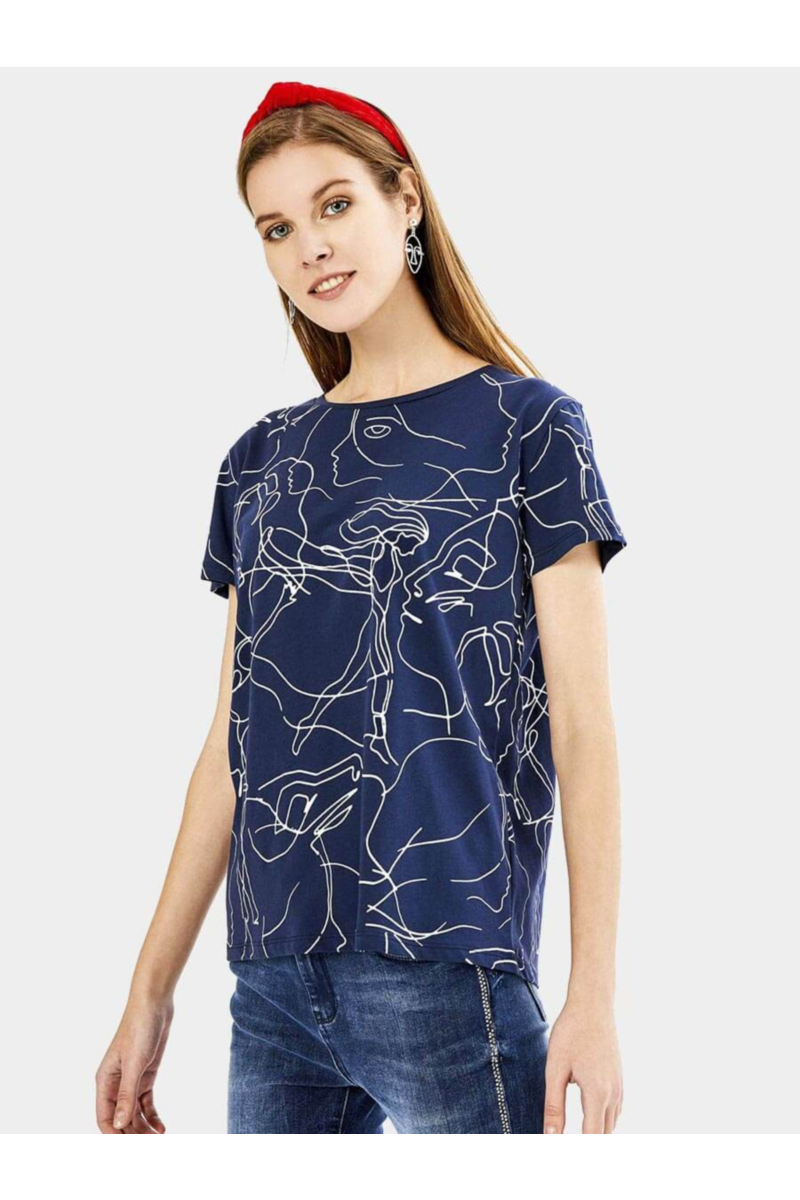 Дамска блуза 601599-18 INDIGO Fashion