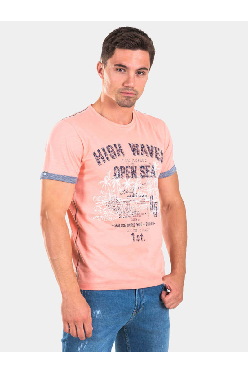 Мъжка тениска 35356-07 INDIGO Fashion