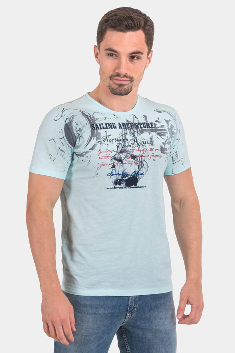 Мъжка тениска 35588-04 INDIGO Fashion