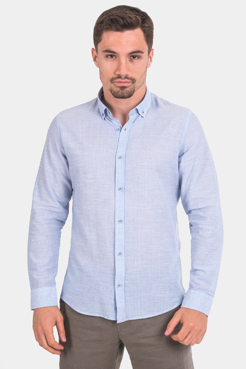 Памучна мъжка риза 32528-17 INDIGO Fashion