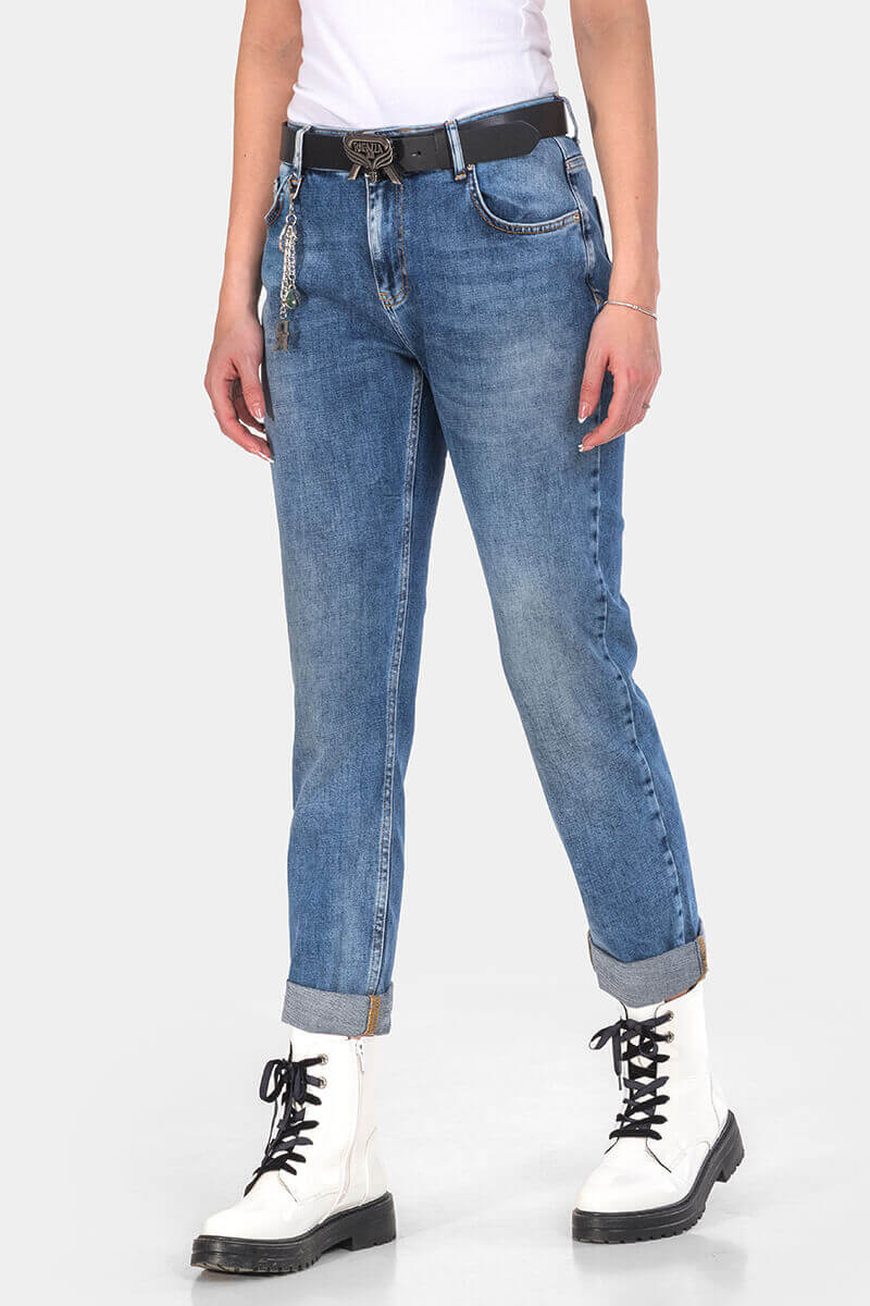 Бойфренд дамски дънки 6852-76