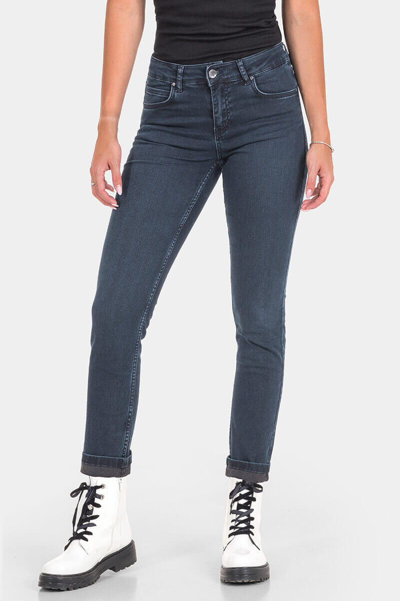 Слим фит дамски дънки 7114-79 Lacarino