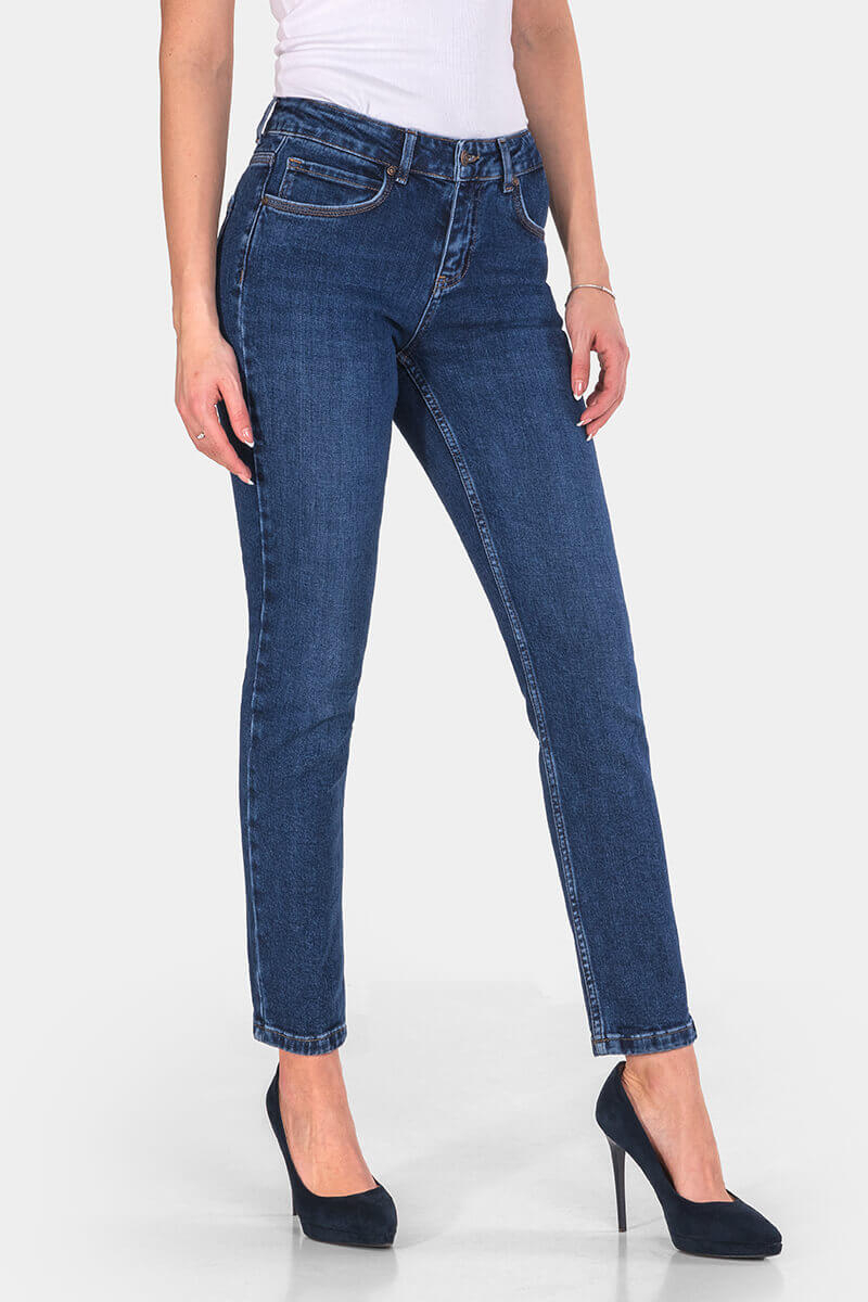 Слим фит дамски дънки 7227-78