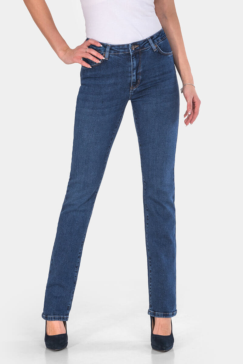 Прави дамски дънки 7233-78 Kelly