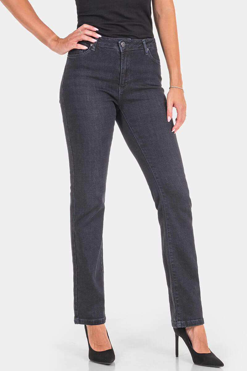 Прави дамски дънки 7236-80