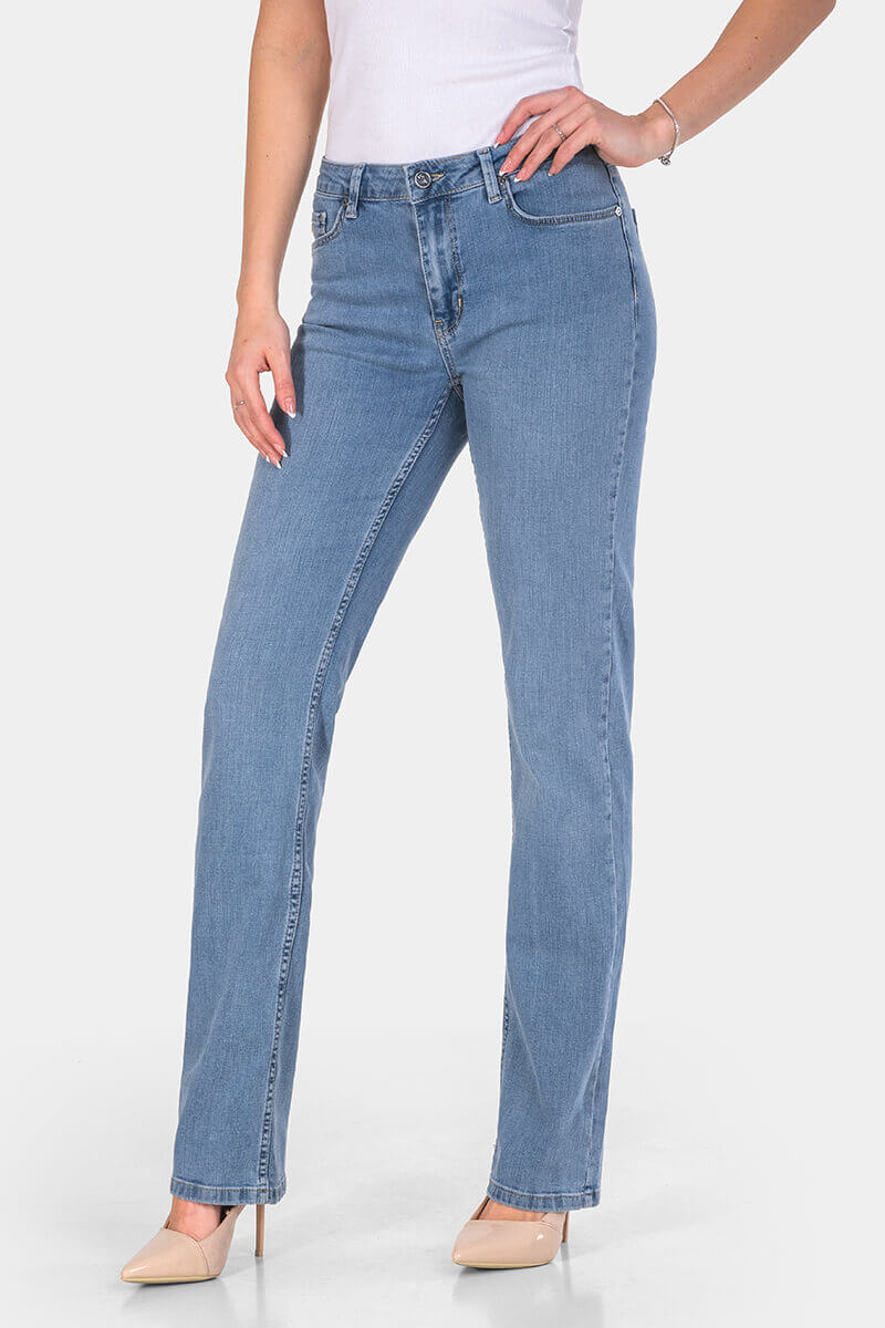 Прави дамски дънки 7423-75 LADY XL