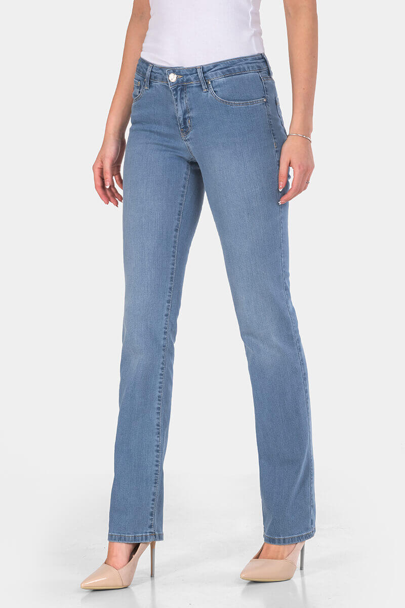 Прави дамски дънки 7464-75 Jasmin