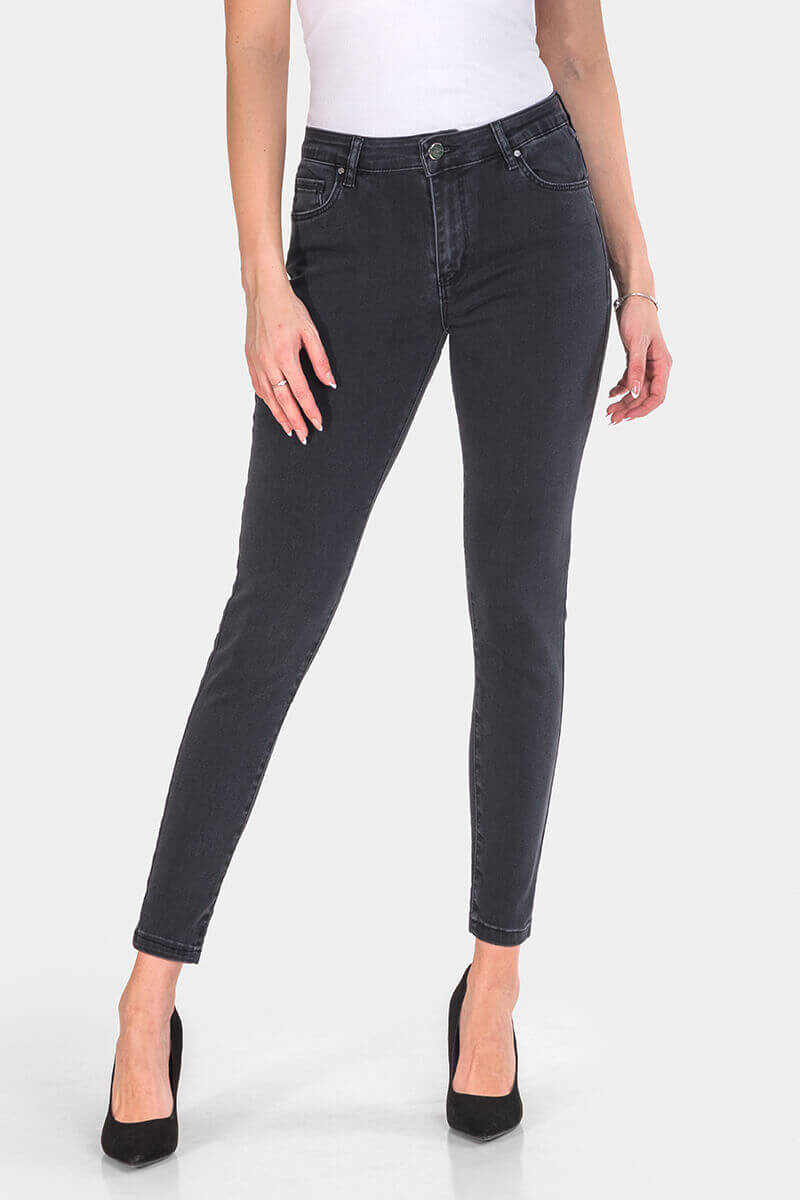 Слим фит дамски дънки 7496-80 Alissa